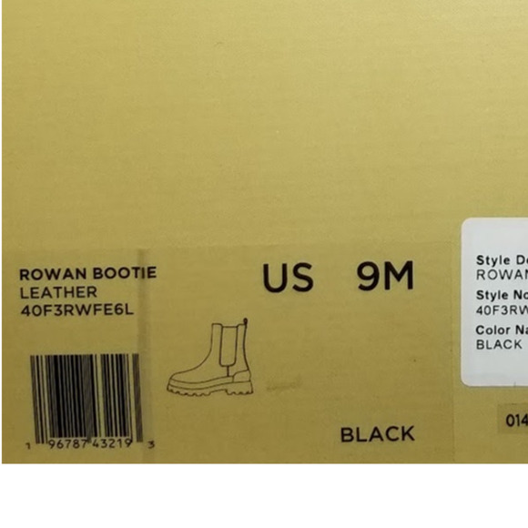 Michael Kors Women's  Rowan Leather Bootie Size 9 Black  NWT - Picture 8 of 8